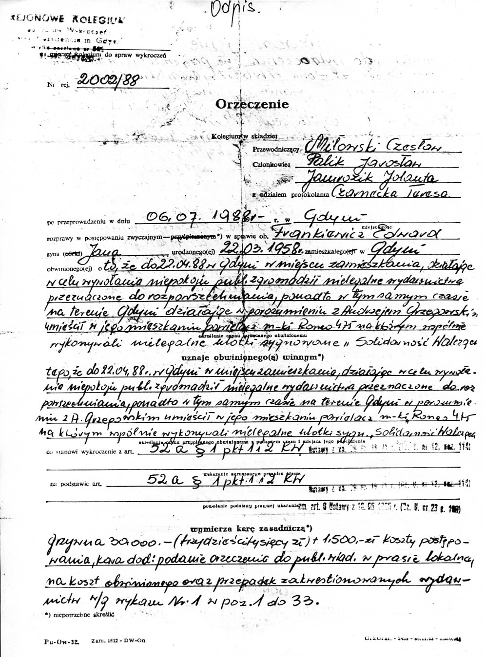 kolegium edek